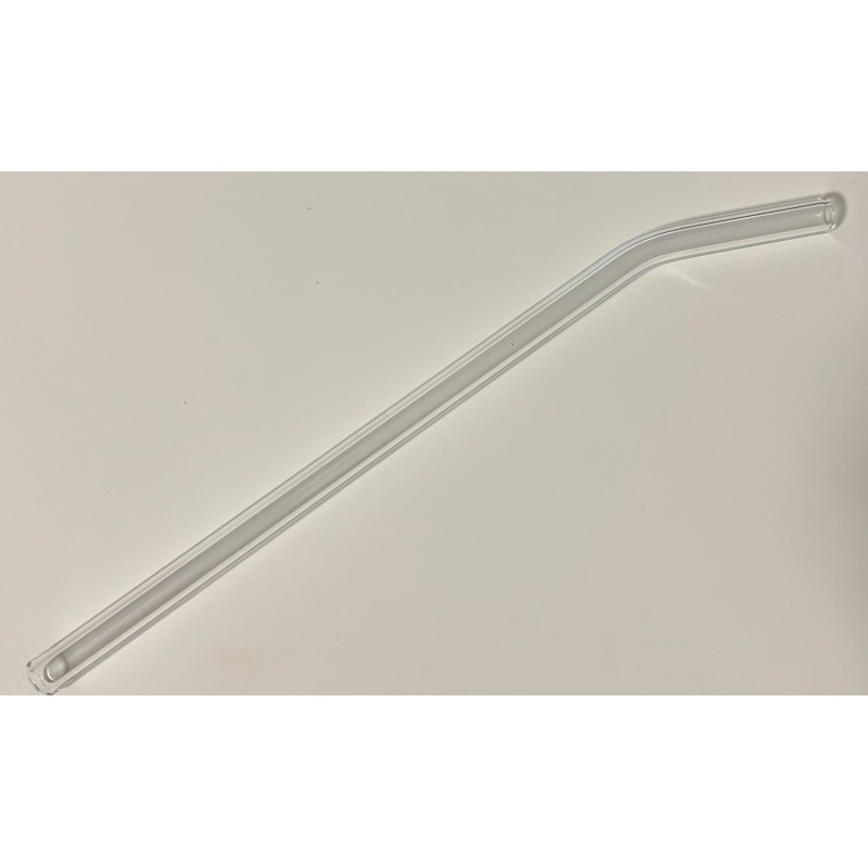 Glasstrohhalm -gebogen - Transparent