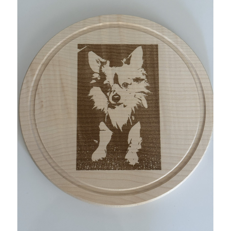 Schneidebrett mit Saftrille